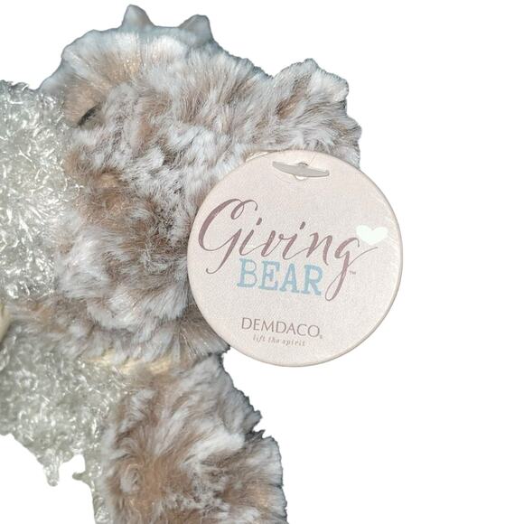 Demdaco Giving Bear Plush Shamrock I am Lucky to Know You Stuffed Animal Gift 9" - Picture 4 of 12